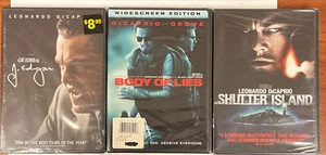 ( 3 Sealed DVDs) Leonardo Dicaprio: Shutter Island,Body Of Lies, & J. Edgar. k - Picture 1 of 2