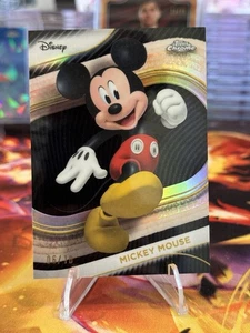 2025 Topps Chrome Disney Mickey Mouse Image Variation IV Black Refractor /10 - Picture 1 of 10