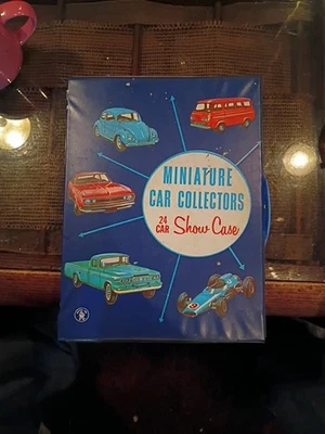 Vintage 1966 Mattel Miniature Car Collectors 24 Car Show Case With 24 Cars  - Image 1 of 2