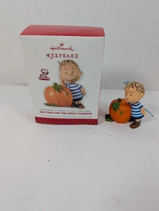 Hallmark Halloween Ornament Peanuts Waiting for the Great Pumpkin MIB - Bild 1 von 2