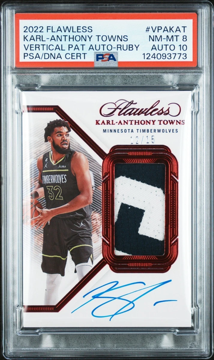 Karl Anthony Towns Panini Basketball Memorabilia Trading Cards