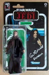 Star Wars Ian McDiarmid Darth Sidious Vintage Collection Figure-GENUINE Signed - Picture 1 of 2