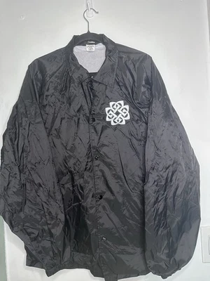 Breaking Benjamin Windbreaker Lightweight Jacket Size XX Large, Black And White - Image 1 of 4