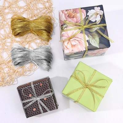 3MM*18M Glitter Ribbon Glitter Material Sewing Piping Ribbon  Party Decoration - image 1 of 4