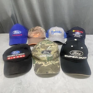 Lote De 7 Sombreros Ford Logo Camiones Power Stroke Diesel Super Duty Camuflaje Amigable Ford - Imagen 1 de 24