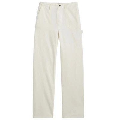 Madewell with Alexa Chung Carpenter Jeans in True White 100% Cotton Size 29 NEW - Image 1 of 4
