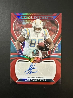 Espejo Antonio Gates 2025 certificado Panini certificado Cantón rojo automático/99 🔥🔥🔥 Foto 1 de 4