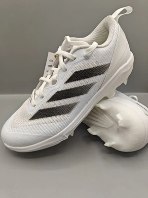 Adidas Adizero Instinct TP Women's Size 8 White Black Softball Cleats IF3363 - Image 1 of 4