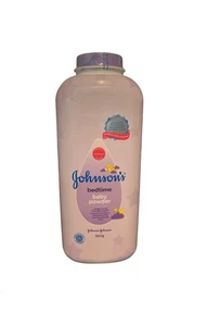 Johnson's Babypuder Bedtime Natural Calm Purple 300g/10,5oz mit Talkum (1 Neu) - Bild 1 von 3