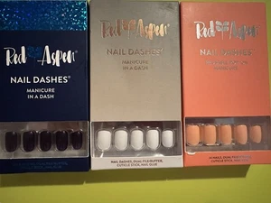 Lote 3 guiones de uñas de manicura de álamo rojo nuevos; Aleigha, Kaitlyn’s, Shine Like Sapphir - Imagen 1 de 2