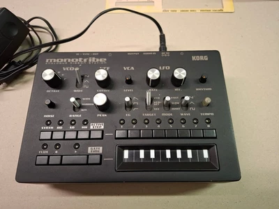 Korg Monotribe 2011 - Present - Black Analog Synthesizer - Bild 1 von 4