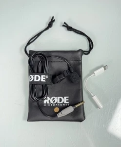 Rode smartLav+ Microfono Lavalier cablato 3,5 mm per smartphone con adattatore Lightning - Foto 1 di 10