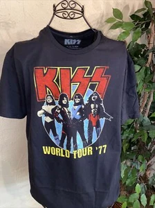 Camiseta gráfica KISS World Tour 1977 XL - NUEVA CON ETIQUETAS - Imagen 1 de 4