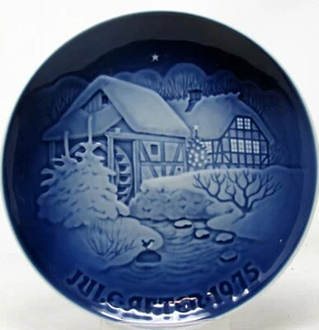 Bing and Grondahl B&G Denmark Danish Christmas Plate 1975 - Picture 1 of 2