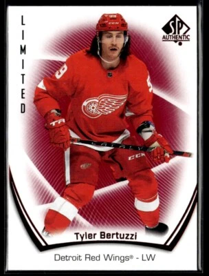 2021-22 SP Authentic limited red Tyler Bertuzzi #26 - Image 1 of 2