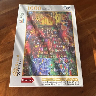 Rompecabezas Brain Tree Beach Shack 1000 piezas, nuevo/sellado Foto 1 de 4