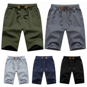 Men Summer Fitness Short Pants Beach Shorts Trousers Shorts Sweat Pants Soft * - Picture 1 of 18