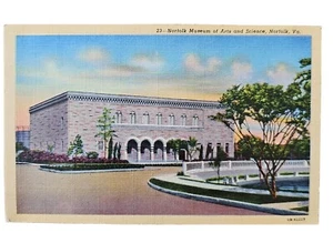 Postal de colección del Museo de Artes y Ciencias de Norfolk Norfolk Virginia  - Imagen 1 de 11