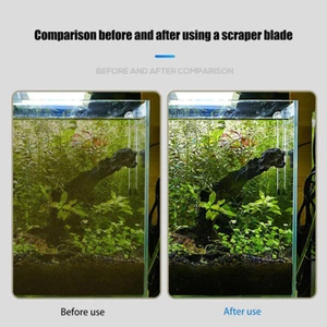 Fish Tank Cleaning Tool Flat Sand Algae Removal Dual-use Algae Removal Scrap _yi - Picture 1 of 16