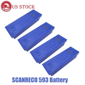 4-PACK Replacement for SCANRECO 593/592/590/960 7.2V 3300mAh Battery GP222101 - Picture 1 of 7