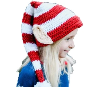 New Children Handmade Knitted Hat Cute Warm Hat Halloween Wool Cap Party Spooky - Picture 1 of 3