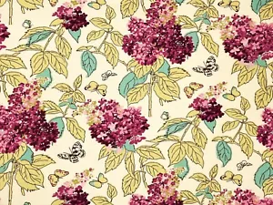 Waverly APRIL IN PARIS Floral SUGARPLUM Home Decor Drapery Sewing Fabric BTY - Picture 1 of 5