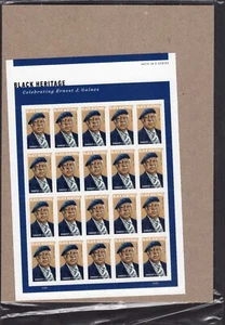 Scott #5753a Ernest J Gaines (Black Heritage) Sheet of 20 Forever Stamps Sealed - Picture 1 of 2