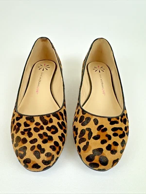 Isaac Mizrahi Live! Janna Leopard Pony 女式鞋高跟鞋 9M 码全新带盒 — 第 1/4 张图片