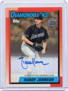 2025 Topps '90 Topps Autograph Gold #90AUROH Randy Johnson 41/50 - Picture 1 of 2