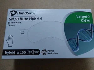 Handschuhe 100 Stk. ph HandSafe Synthetic Examination Glove Size Large GN70 - Bild 1 von 2