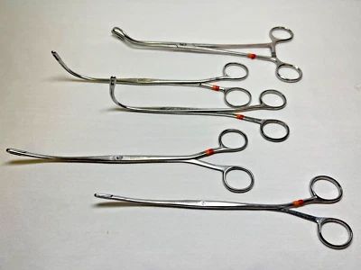 Lote de 5 Juego de pinzas quirúrgicas Codman / Sklar Randall Stone Foto 1 de 4