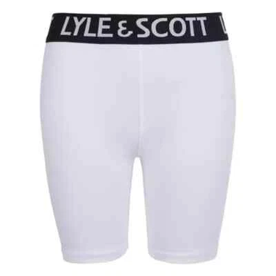 Lyle and Scott Childs, Bright White Biker Shorts size 15-16 years RRP £19.99 New - Image 1 of 3
