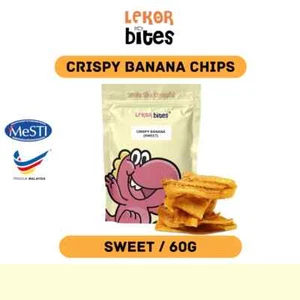 CRISPY BANANA CHIPS, CONSERVE 8 PCKGES, FLAVOUR ORIGINAL NATURE taste - Picture 1 of 9