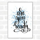 Are You Ready Inspirational Quote Jumbo Fridge Magnet