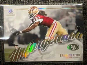 2024 Panini Luminance Football #UNF-BAK Brandon Aiyuk Unforgettable - Picture 1 of 2