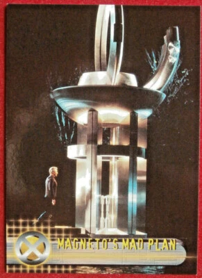 X-MEN THE MOVIE - Card #34 - Magneto's Mad Plan - Topps 2000 - Image 1 of 2