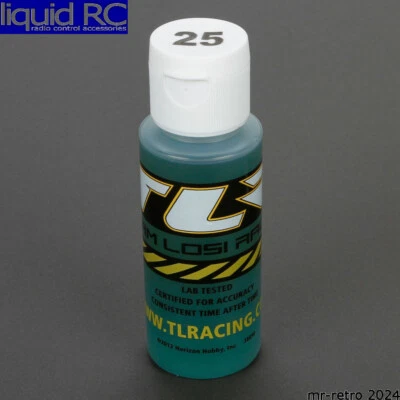 Team Losi Racing 74004 Silicone Shock Oil 25wt 250cst 2oz - Image 1 of 2
