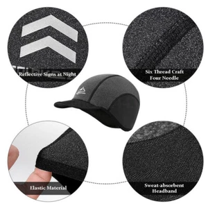 Winter Cap with Short Visor Men Women Earflap Brim Peaked Cap Headwear Hat AUS - Picture 1 of 15