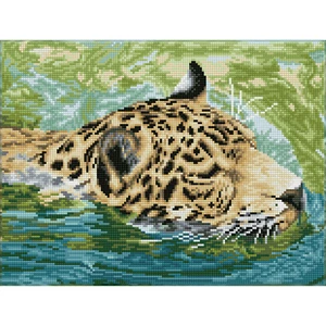 Diamond Dotz Squares - Jungle Prince - Big Cat - Animals - Nature - Make - Gifts - Picture 1 of 2