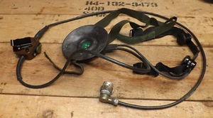Clansman 349 throat mike and headset assembly.Tested and working.Used condition. - Picture 1 of 5