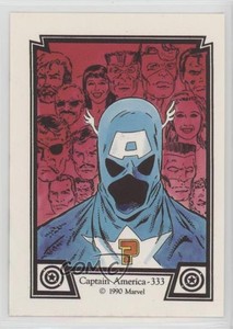 1990 Comic Images Marvel Captain America Captain America 333 #43 0bn8