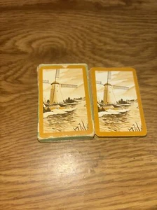 Arrco Tom Thumb Jr Playing Cards, Windmills 2-1/2" x 1-1/2" - Picture 1 of 2