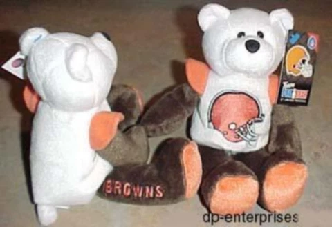10  Cleveland Browns NFL Team bear  in sealed Factory bag Cover