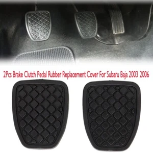 Cubierta de pastillas de repuesto de goma para pedal de embrague de freno 2 piezas para Subaru Baja 2003-2006 - Imagen 1 de 7