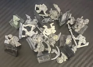 warhammer fantasy - assorted goblins spare parts, used. - Foto 1 di 1