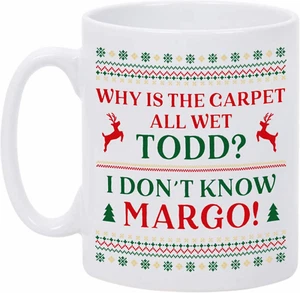 National Lampoons Weihnachten Urlaub lustiger Kaffeebecher 11 Unzen weißer Elefant Geschenk - Bild 1 von 12