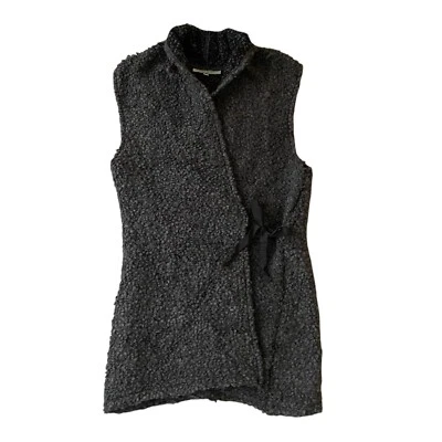 Chaleco Suéter Bryn Walker Boucle Wrap Lagenlook Talla Pequeña Lana Mohair Foto 1 de 4