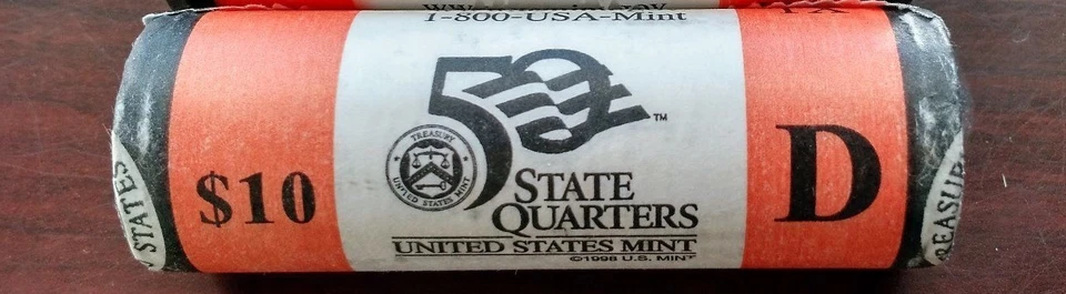 Nebraska 2006 State Quarter mint roll D - Image 1 of 1