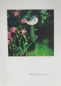 TIER SYMPATHIEKARTE "Mehr als ein Haustier - Ein Teil der Familie" HUND / KATZE - Bild 1 von 2