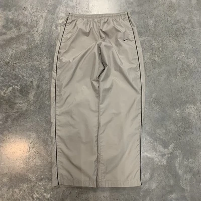 Pantalones de chándal vintage Nike XL gris plata holgados pierna ancha Gorpcore Y2K cremallera para hombre Foto 1 de 4